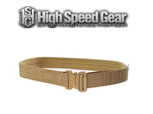 HIGH SPEED GEAR Cobra 1.5 Rigger Belt w/Velcro - 하이 스피드 기어 코브라 1.5 리거 벨트 벨크로 버전 (코요테 브라운)
