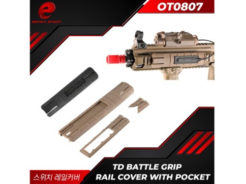 TD Battle Grip Rail Cover With Pocket