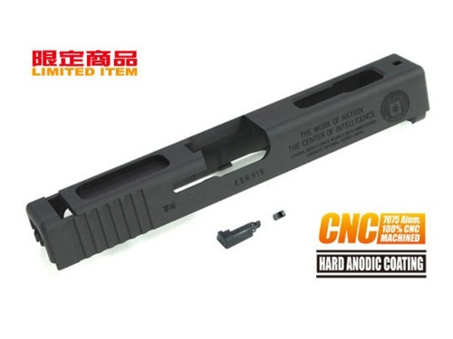 가더사 7075 Aluminum CNC Slide for TM G-18C CIA 60th (Black)