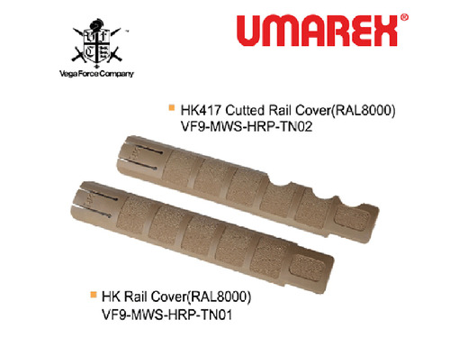 VFC HK417 Cutted &amp; HK Rail Cover (RAL8000) [TAN]