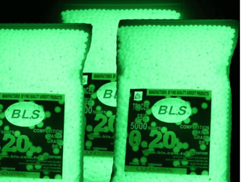 BLS  0.2g 정밀 야광탄 5000발 팩(극초정밀) X 3봉지