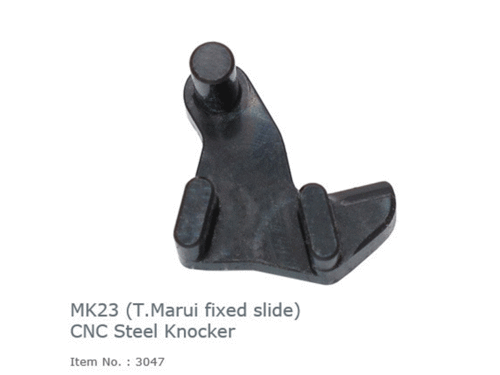 WII Tech  MK23 (T.Marui fixed slide) CNC Steel Knocker