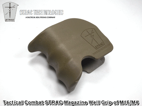 Tactical Combat STRAC Magazine Well Grip of M16/M4 (TAN)