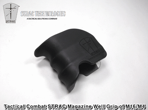 Tactical Combat STRAC Magazine Well Grip of M16/M4 (BK)