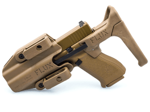 [TMC]FLUX Defense Pistol Brace &amp; Holster Set (TAN)