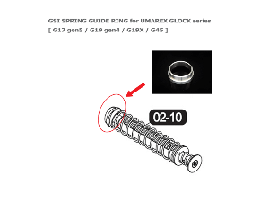 [GSI] SPRING GUIDE RING for UMAREX GLOCK series