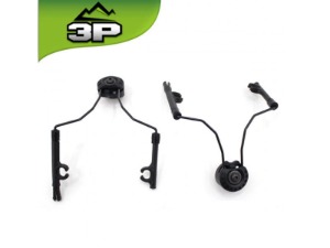 펠터헤드셋 옵스코어 헬멧용 레일 어댑터(검정) (릴리즈X, 회전O) - PELTOR Headset Rail Adapters For OpsCore Helmet(BLK)