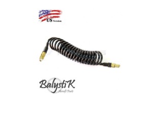 미국버젼 발리스틱 랜야드 라인 커플러셋트 -Balystik 6mm coiled line for HPA regulator (US version)