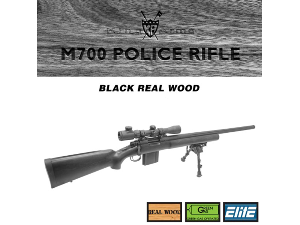 M700 Police Rifle / Black Wood