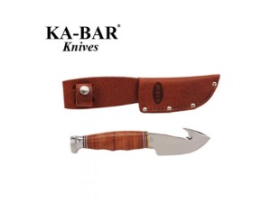 KA-BAR Hook Leather Knife - 케이바 후크 가죽 나이프