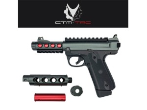AAP-01 CNC Barrel Case Type-G Black/Red (With Inner Barrel)