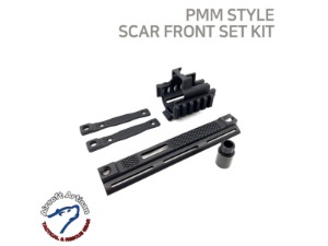 AA] PMM Style Scar Front set Kit For WE GBB / VFC AEG (BLACK)