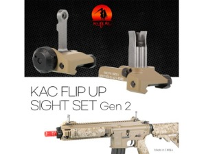 KAC Flip Up Sights Set Gen2 / DE