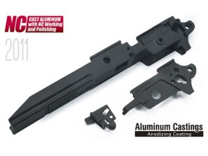 가더  Aluminum Frame for MARUI HI-CAPA 5.1 (GD Type/STI 2011/Black)