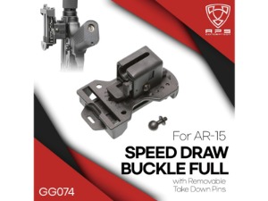 Speed Draw Buckle Full Mount with Removal Take Down Pins for AR-15 / M4 AEG