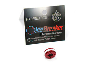 Poseidon사  ICE Breaker(Red) 14mm Marui Glock Piston Head