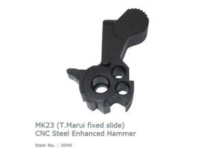 WII Tech   MK23 (T.Marui fixed slide) CNC Steel Enhanced Hammer