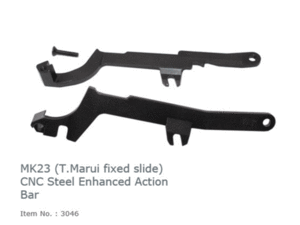 WII Tech MK23 (T.Marui fixed slide) CNC Steel Enhanced Action Bar
