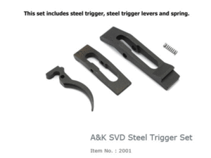 WII Tech   A&amp;K SVD Steel Trigger Set