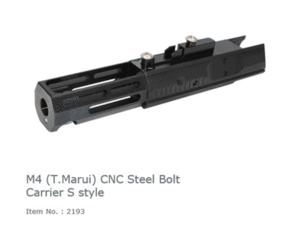 WII Tech M4 (T.Marui) CNC Steel Bolt Carrier S style