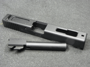             MARUI Glock 18C CNC Metal Slide Barrel Set（Black)
