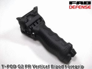 T-PODG2 PR Vertical Bipod Foregrip (BK)
