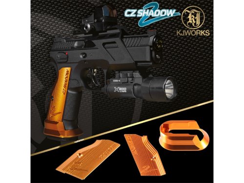 CZ Shadow2 ALU Grip + Magwell / Orange