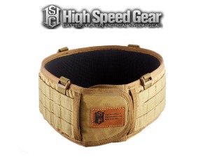 HIGH SPEED GEAR Slim grip padded belt - 하이 스피드 기어 슬림 그립 패디드 벨트 (코요테 브라운)