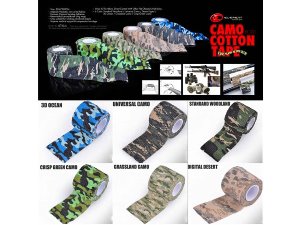 [EX388] Camouflage Polyester Tape