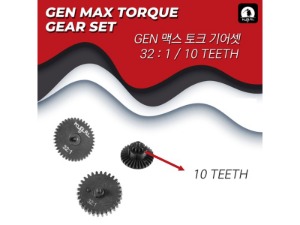 Gen Max Torque Gear Set 32 :1 / 10 Teeth