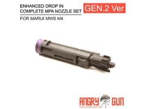 Angry gun Enhanced Drop In Complete MPA Nozzle Set Gen 2 Version. for Marui MWS M4
