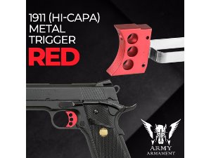1911 Hicapa Series Metal Trigger / Red