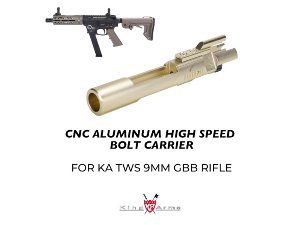 CNC Aluminum High Speed Bolt Carrier For KA 9mm GBB