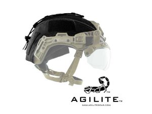 에질라이트 팀웬디 레일 3.0용 엑스필 방탄 헬멧커버(검정)