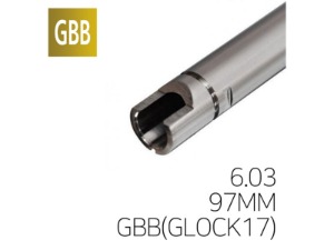 [PDI] 6.03mm 핸드건 (마루이/WE/KJW) 초정밀 이너바렐 GLOCK17/P226 (97mm)