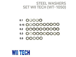 [WII TECH] Steel Washers Set Wii Tech (wt-1050)