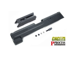 가더 Steel CNC Slide Set for MARUI P226/E2 (Black/Early Ver. Marking)