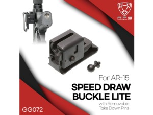 Speed Draw Buckle Lite with Removable Take Down Pins for AR-15 / M4 AEG