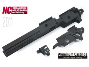 가더사 Aluminum Frame for MARUI HI-CAPA 4.3 (4.3 Type/STI 2011/Black)