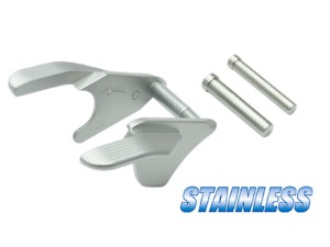 가더 마루이 V10 스테인레스 앰비 썸 세이프티 안전장치 Stainless Ambi Thumb Safety (Silver)