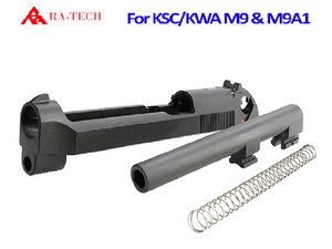                RA-KSC/KWA M9 CNC Steel metal slide &amp; Outer barrel 