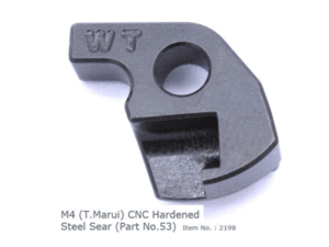WII Tech M4 (T.Marui) CNC Hardened Steel Sear (Part No.53)